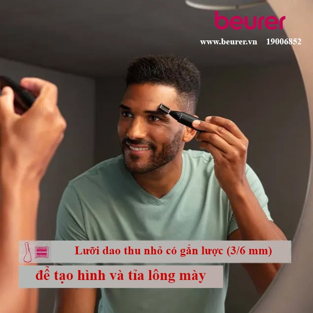 Máy Tỉa Lông Mũi, Lông Mày Beurer Mn2X 6 máy tỉa lông mũi, lông mày beurer mn2x
